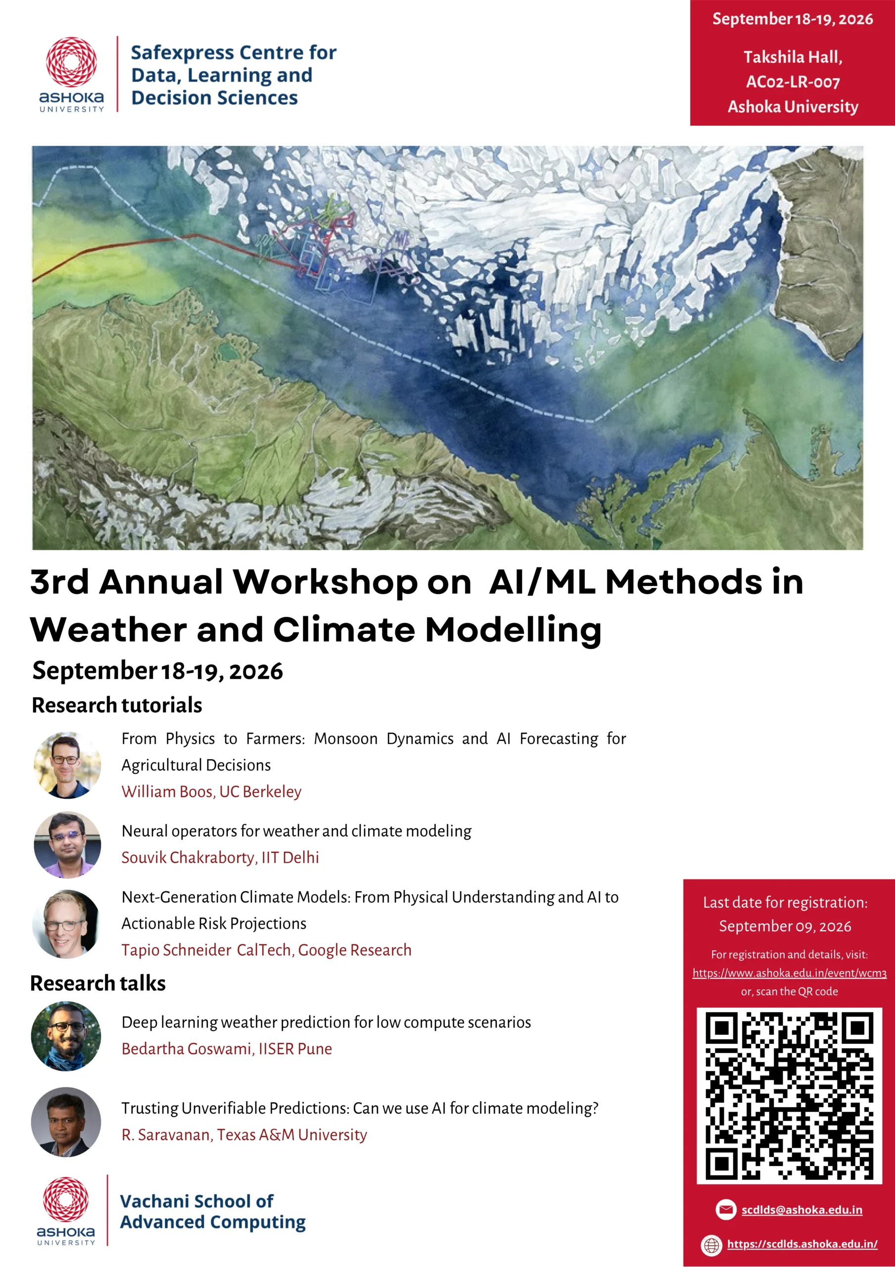 3rd Annual Workshop on AI/ML Methods in Weather and Climate Modelling